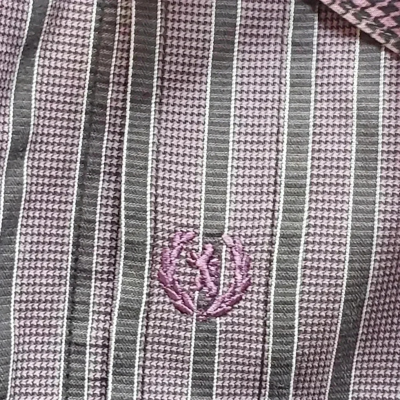 Bugatchi dress shirt mens size large super‎ nice - Picture 3 of 5